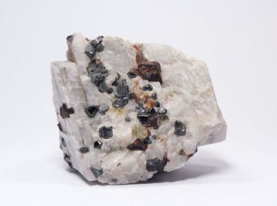 Franklinit, zinkit, willemit - Sterling Hill, Franklin, USA